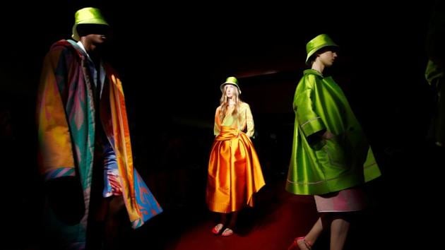 Models present creations from the Peter Pilotto Spring/Summer 2020 collection during fashion week in Milan, Italy, September 18, 2019. (Representational)(REUTERS)