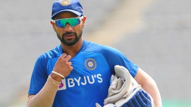 India cricket team player Shikhar Dhawan during a practice session ahead of the 2nd T20 match against South Africa, at IS Bindra PCA Stadium, in Mohali. (Photo by Keshav Singh / Hindustan Times) (HT Photo) India cricket team player Shikhar Dhawan during a practice session ahead of the 2nd T20 match against South Africa, at IS Bindra PCA Stadium, in Mohali. (Photo by Keshav Singh / Hindustan Times) (HT Photo)