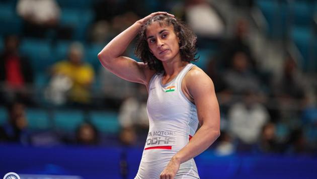 Indian wrestler Vinesh Phogat. (Kadir Caliskan)