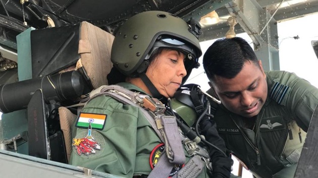 As defence minister, Nirmala Sitharaman undertook a sortie in Sukhoi-30 MKI in the western sector of Rajasthan on January 17, 2018(File Photo)
