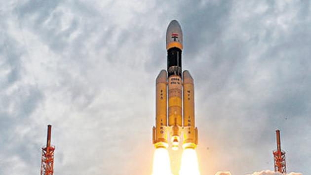 Chandrayaan-2 lifts off from Satish Dhawan Space Center at Sriharikota in Andhra Pradesh on July 22, 2019. (PTI) Chandrayaan-2 lifts off from Satish Dhawan Space Center at Sriharikota in Andhra Pradesh on July 22, 2019. (PTI)