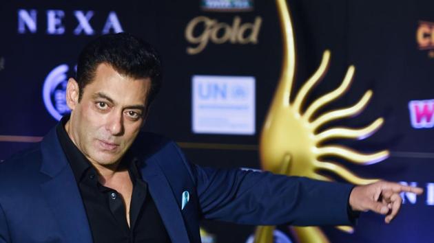 Salman Khan arrives for the 20th International Indian Film Academy (IIFA) Awards.(AFP)