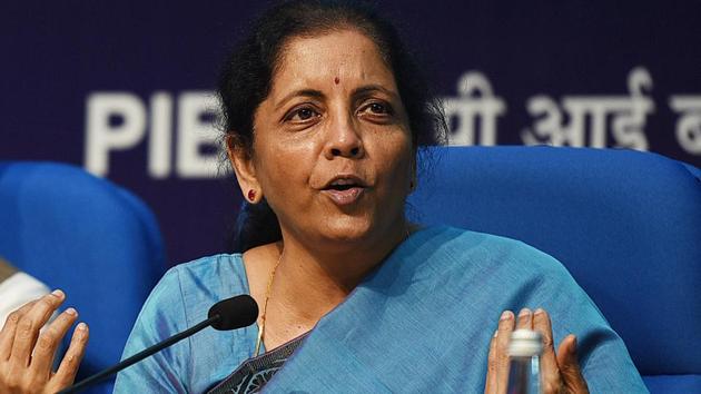 Finance Minister Nirmala Sitharaman(Raj K Raj/HT file photo)