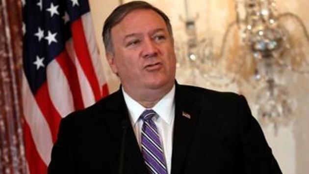 Mike Pompeo has denounced oil attacks as an “act of war” after Riyadh unveiled new evidences. (Reuters Photo) Mike Pompeo has denounced oil attacks as an “act of war” after Riyadh unveiled new evidences. (Reuters Photo)
