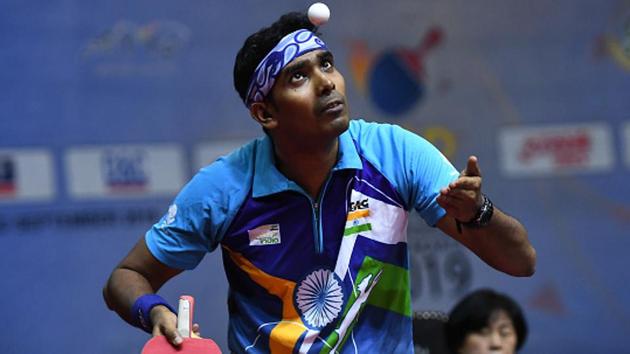 File image of Sharath Kamal.(Getty Images) File image of Sharath Kamal.(Getty Images)