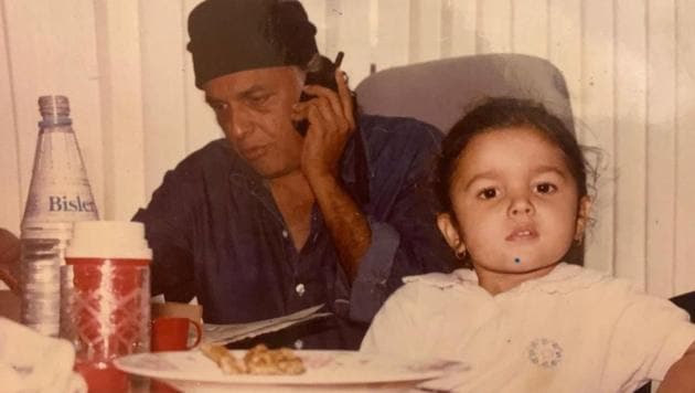 On Mahesh Bhatt’s birthday, Alia Bhatt shared a childhood picture and a sweet wish.