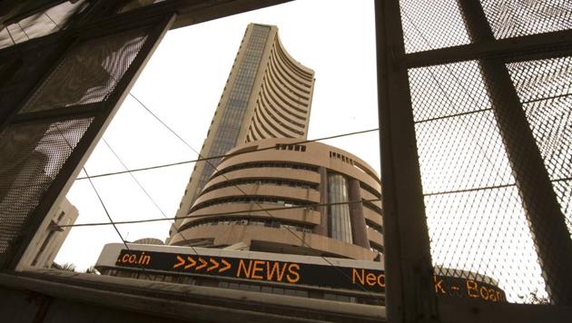 The Bombay Stock Exchange in Mumbai.(Hindustan Times file photo)