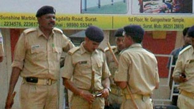 The students of Deen Dayal Upadhyaya Ashram Paddati Vidyalaya were allegedly beaten up by the cops while they were on way to meet district magistrate Pulkit Khare. (PTI Photo( Representational image)) The students of Deen Dayal Upadhyaya Ashram Paddati Vidyalaya were allegedly beaten up by the cops while they were on way to meet district magistrate Pulkit Khare. (PTI Photo( Representational image))