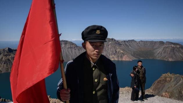 Ordinary North Koreans always express wholehearted support for the authorities when speaking to foreign media, but a Western official with knowledge of the peninsula said that for many, their beliefs are deeply held. The North’s teachings were “all-pervading”, he said, drawing a comparison with “medieval Europe and the role of the church and doctrine”. “For the average person there’s nothing to challenge the narrative.” (Ed Jones / AFP) Ordinary North Koreans always express wholehearted support for the authorities when speaking to foreign media, but a Western official with knowledge of the peninsula said that for many, their beliefs are deeply held. The North’s teachings were “all-pervading”, he said, drawing a comparison with “medieval Europe and the role of the church and doctrine”. “For the average person there’s nothing to challenge the narrative.” (Ed Jones / AFP)