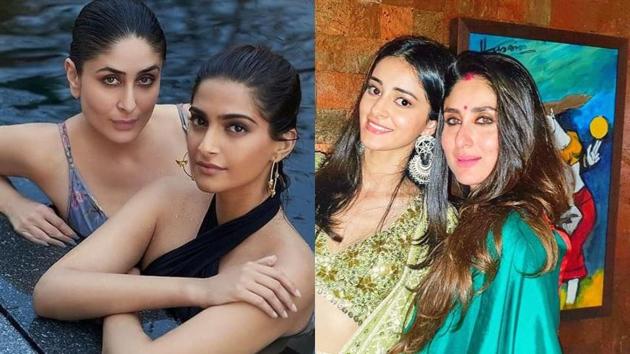 Sonam Kapoor and Ananya Panday shared pictures with Kareena Kapoor to wish the actor on her birthday.