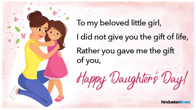 Here are some of the best wishes, quotes, messages, images for Facebook, Whatsapp status to share on this Daughters’ Day.(Unsplash)