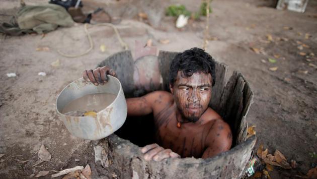 Photos: Amazon forest guardians stalk illegal loggers, fight fire with ...