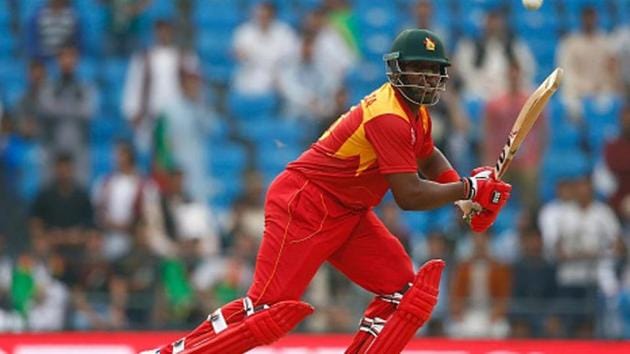 Zimbabwe captain Hamilton Masakadza(IDI via Getty Images)