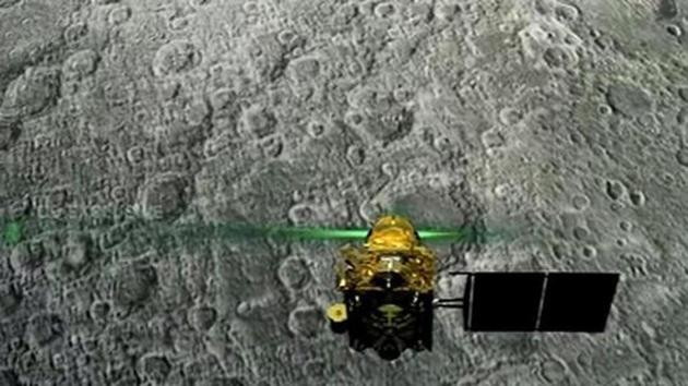 Live telecast of soft landing of Vikram module of Chandrayaan 2 on lunar surface in Bengaluru.(PTI)