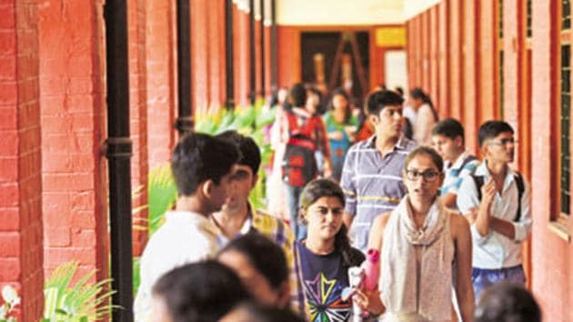 As per a circular released by the DU’s planning unit, the teaching posts will increase in any as many as 47 colleges.(Saumya Khandelwal/HT PHOTO)