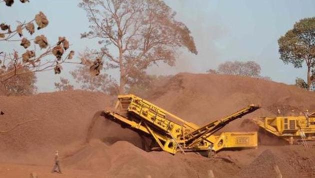 A Group of Ministers had been appointed to resolve Goa’s mining problem. (HT Photo) A Group of Ministers had been appointed to resolve Goa’s mining problem. (HT Photo)