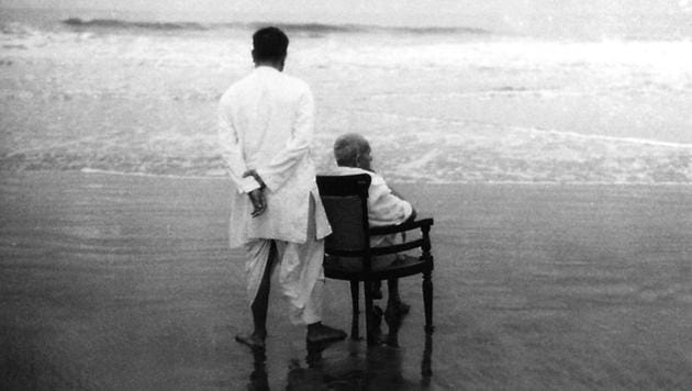 Mahatma Gandhi with his son Devdas at Juhu Beach in May 1944. To most historians, the Mahatma can come across as a man whose heart lay in rural India. Yet, MK Gandhi spent several years in Mumbai — or Bombay as the city was then called — first as a potential barrister, then as a lawyer with an established practice, and finally, over three decades, as the man who led India to freedom. (National Gandhi Museum)