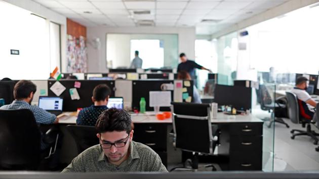 While India is still far from implementing a system that matches China’s ability to use technology to control the population, the lack of proper safeguards opens the door for abuses. A draft data protection bill presented to the government last year still hasn’t been approved by the cabinet or introduced into parliament. (Anindito Mukherjee / Bloomberg) While India is still far from implementing a system that matches China’s ability to use technology to control the population, the lack of proper safeguards opens the door for abuses. A draft data protection bill presented to the government last year still hasn’t been approved by the cabinet or introduced into parliament. (Anindito Mukherjee / Bloomberg)