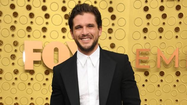 British actor Kit Harington arrives for the 71st Emmy Awards at the Microsoft Theatre in Los Angeles.(AFP)