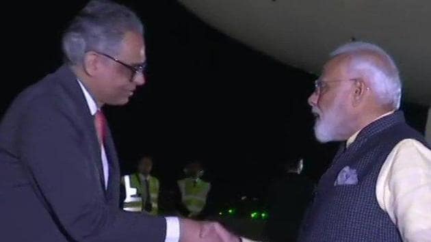PM Modi arrives in New York, US.(ANI/Twitter)