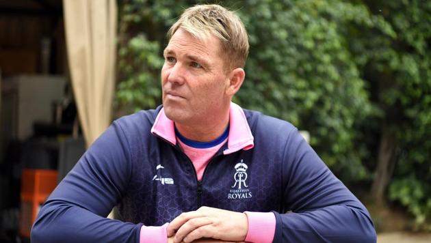 Former Australian cricketer Shane Warne poses during an interview.(Hindustan Times) Former Australian cricketer Shane Warne poses during an interview.(Hindustan Times)