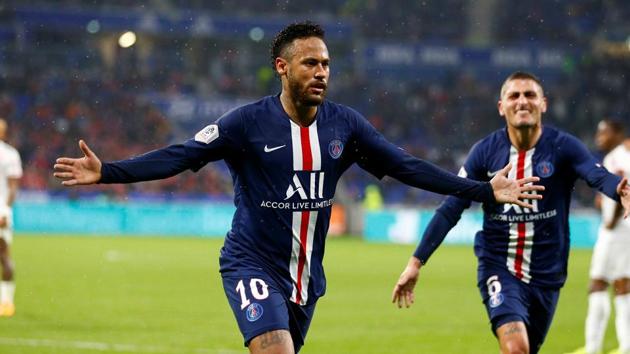 Neymar celebrates after scoring PSG’s winner. (REUTERS) Neymar celebrates after scoring PSG’s winner. (REUTERS)