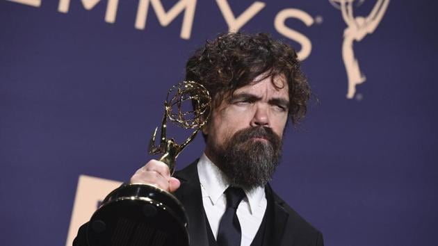 Emmy Awards 2019 highlights: Peter Dinklage won Best Supporting Actor (Drama) for Game of Thrones.(AP)