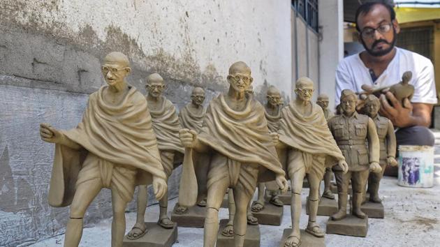 The country has been gearing up to celebrate the 150th birth anniversary of the Father of the Nation, which falls on October 2. (PTI) The country has been gearing up to celebrate the 150th birth anniversary of the Father of the Nation, which falls on October 2. (PTI)