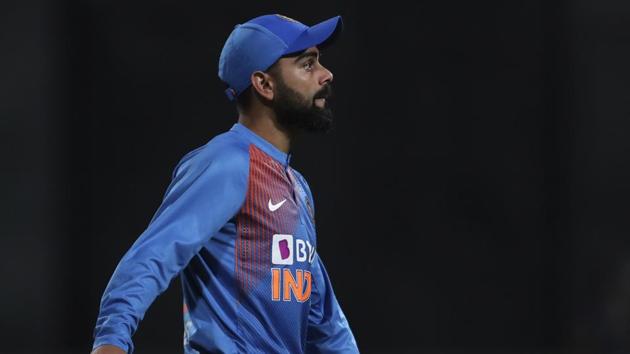 India's captain Virat Kohli has been reprimanded by the ICC.(AP)