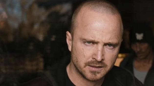 Aaron Paul as Jesse Pinkman in a still from the El Camino trailer.