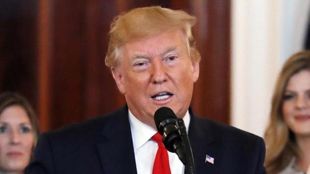 US President Trump ordered his chief of staff to withhold almost $400m in military aid earmarked for Ukraine. (HT PHOTO) US President Trump ordered his chief of staff to withhold almost $400m in military aid earmarked for Ukraine. (HT PHOTO)