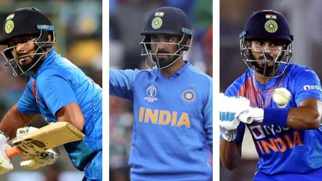 Rishabh Pant (L), KL Rahul (C) and Shreays Iyer (R) (HT Collage) Rishabh Pant (L), KL Rahul (C) and Shreays Iyer (R) (HT Collage)