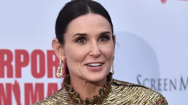 Demi Moore attends the LA premiere of Screen Media's Corporate Animals.(AFP)