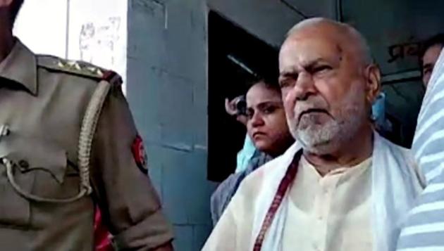 BJP leader Chinmayanand was arrested in Shahjahanpur on September 20, 2019, in connection with the alleged sexual harassment of a UP law student. (ANI) BJP leader Chinmayanand was arrested in Shahjahanpur on September 20, 2019, in connection with the alleged sexual harassment of a UP law student. (ANI)