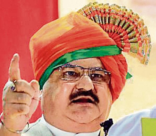 Jagat Prasad Nadda (Rahul Raut/HT PHOTO) Jagat Prasad Nadda (Rahul Raut/HT PHOTO)