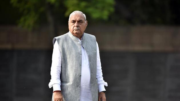 Former Haryana chief minister Bhupinder Singh Hooda had been upset with the Congress leadership for not giving him the party’s reins in the state.(Ajay Aggarwal/HT file photo) Former Haryana chief minister Bhupinder Singh Hooda had been upset with the Congress leadership for not giving him the party’s reins in the state.(Ajay Aggarwal/HT file photo)