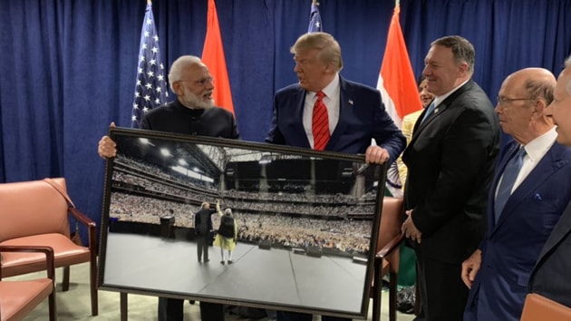 Trump had made the comment after a meeting with PM Modi on the sidelines of the UN General Assembly.(Twitter image/ @PMOIndia) Trump had made the comment after a meeting with PM Modi on the sidelines of the UN General Assembly.(Twitter image/ @PMOIndia)