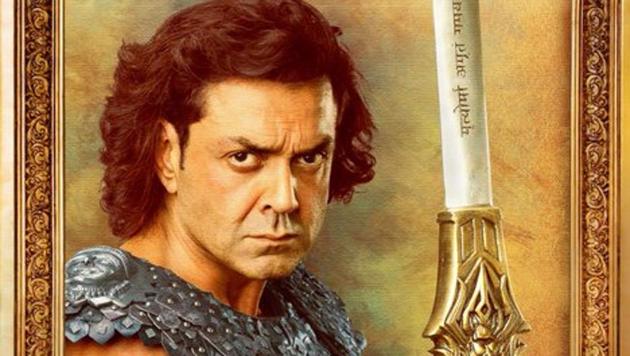 Bobby Deol as Dharamputra in his Housefull 4 character poster.