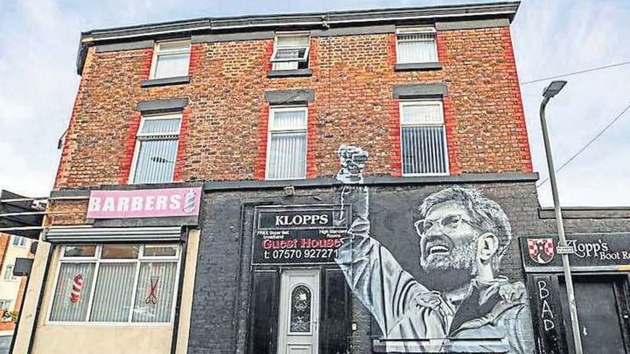 Popular as he is, manager Juergen Klopp features on graffiti in Liverpool(Getty Images)