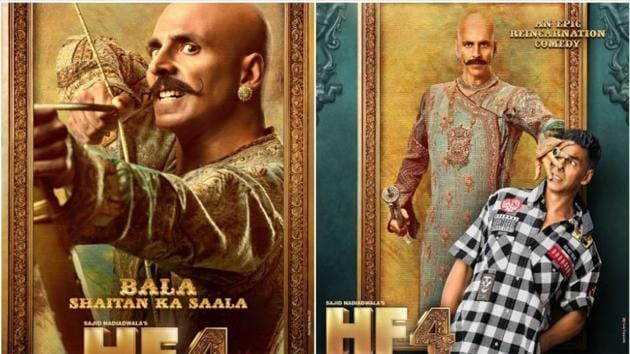 Housefull 4 posters: Akshay Kumar plays two characters in 15th and 21st centuries.