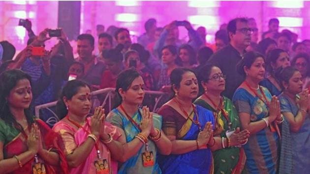 The puja starts with Ghatasthapana, a ritual symbolizing women power and it is considered a very significant ritual.(HT File photo)