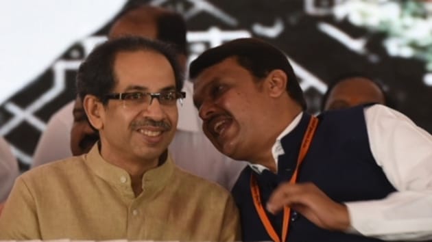 The two alliance partners haven’t sealed their poll pact yet, reportedly over the number of seats that both of them should contest in next month’s elections to the 288-seat state assembly.(HT image/ Bachchan Kumar) The two alliance partners haven’t sealed their poll pact yet, reportedly over the number of seats that both of them should contest in next month’s elections to the 288-seat state assembly.(HT image/ Bachchan Kumar)