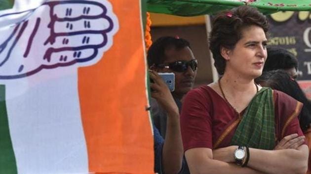 Congress general secretary and in-charge of East UP Priyanka Gandhi had been holding meetings with party workers and leaders. (HT Photo) Congress general secretary and in-charge of East UP Priyanka Gandhi had been holding meetings with party workers and leaders. (HT Photo)