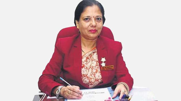 Sangeeta Uniyal, principal of Rizvi Springfield High School. (HT) Sangeeta Uniyal, principal of Rizvi Springfield High School. (HT)