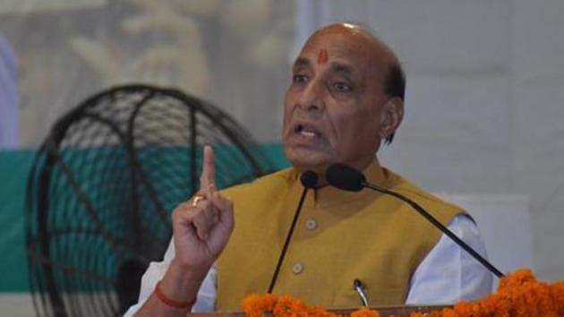 Rajnath Singh laid greater emphasis on coastal security and uninterrupted maritime growth. (HT file photo) Rajnath Singh laid greater emphasis on coastal security and uninterrupted maritime growth. (HT file photo)