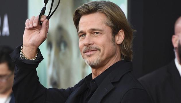 Brad Pitt arrives at the special screening of Ad Astra at ArcLight Cinemas.(AP)