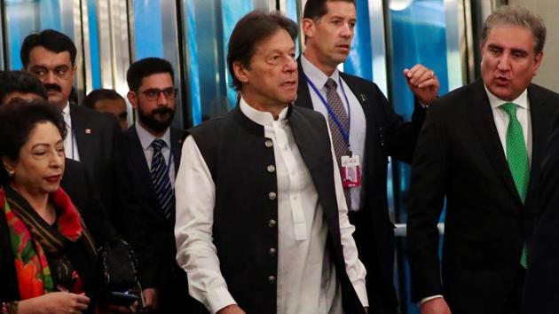 Pakistan's Prime Minister Imran Khan arrives ahead of the start of the 74th session of the United Nations General Assembly at U.N. headquarters in New York City, New York,September 24, 2019. (Reuters file photo) Pakistan's Prime Minister Imran Khan arrives ahead of the start of the 74th session of the United Nations General Assembly at U.N. headquarters in New York City, New York,September 24, 2019. (Reuters file photo)