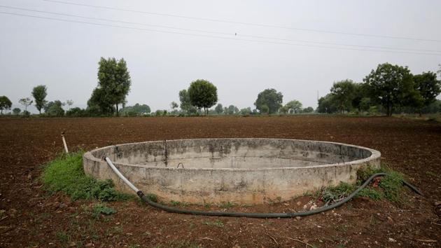 A well is seen in a field in Aurangabad. The monsoons have brought abundant rain and even floods in many parts of the country this time, but rainfall in the region around Mukundwadi has been 14% below average this year and aquifers and borewells are dry. (Francis Mascarenhas / REUTERS) A well is seen in a field in Aurangabad. The monsoons have brought abundant rain and even floods in many parts of the country this time, but rainfall in the region around Mukundwadi has been 14% below average this year and aquifers and borewells are dry. (Francis Mascarenhas / REUTERS)