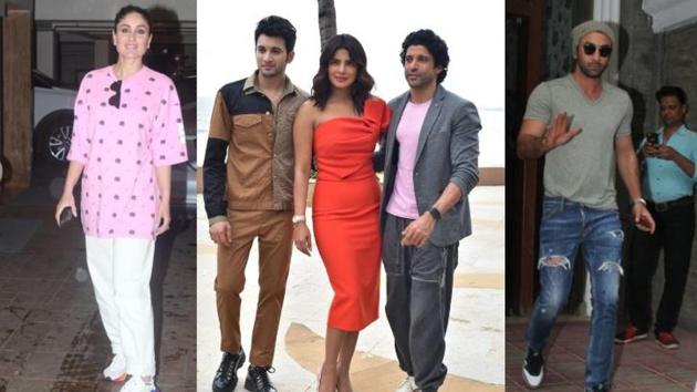 Kareena Kapoor, Rohit Saraf, Priyanka Chopra, Farhan Akhtar and Ranbir Kapoor spotted in Mumbai.