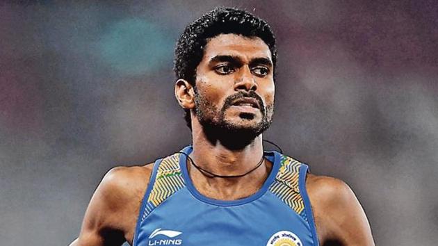 Jinson Johnson, the 1500m gold medallist at the Asian Games, is one of the few Indian athletes who seem to be on the right track for the Tokyo Olympic Games(Getty Images)